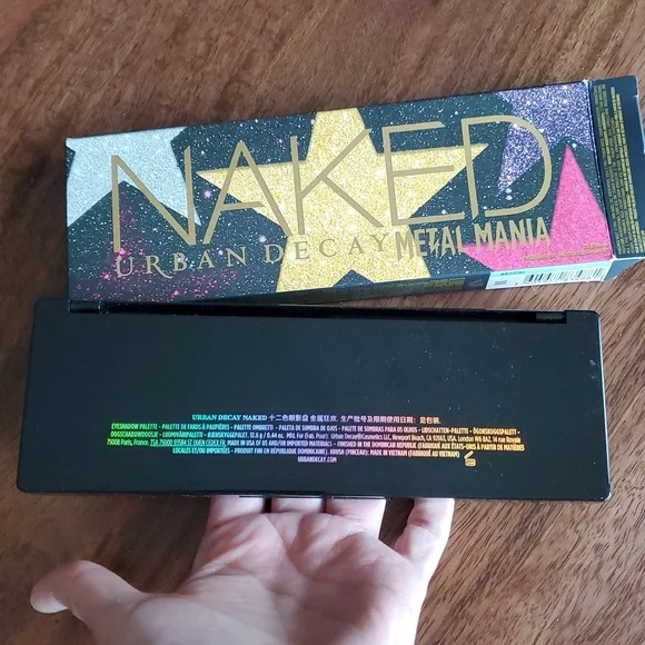 NIB URBAN DECAY Limited Edition Naked Metal Mania Eyeshadow Palette - Picture 7 of 7